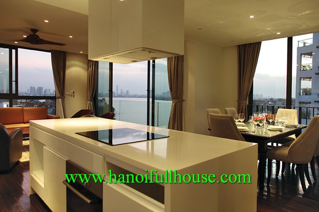 Brand-new serviced apartment on Xuan Dieu street, Tay Ho dist, Ha Noi